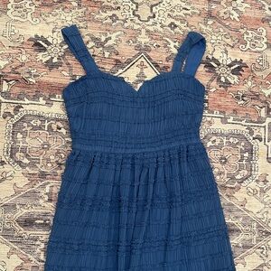 Blue Sleeveless Dress